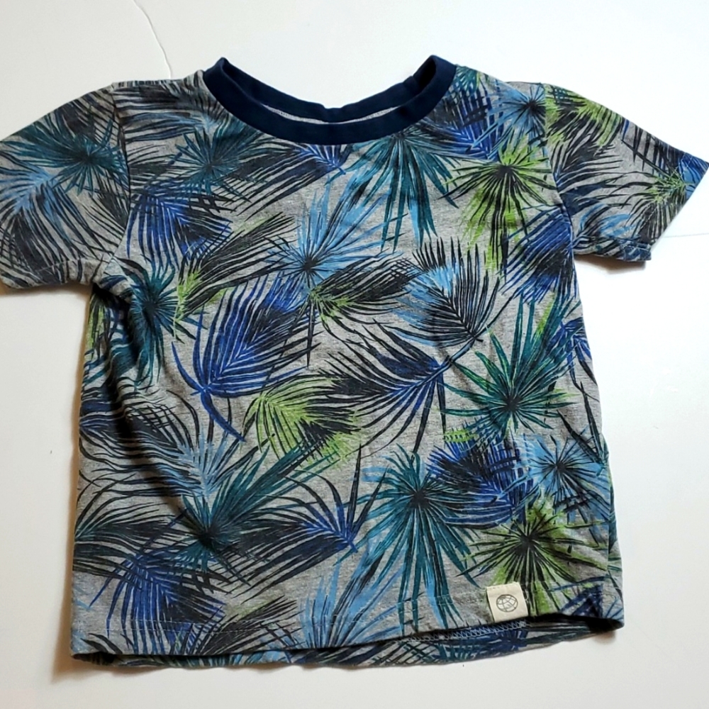 Free Planet palm print t-shirt